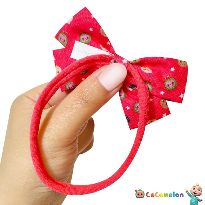 Luv Her Baby Accessories Adorable CocoMelon Baby Headband Bows Soft Elastic Newborn Girl Essentials - Image 4